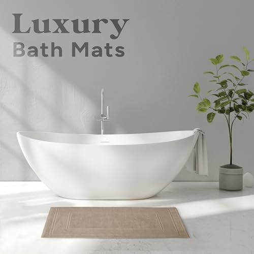 Avalon Towels Beige Bath Mat Set of 2 1