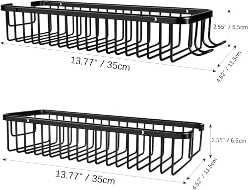 VECELO 2 Pack Shower Caddy Basket Shelf Organizer