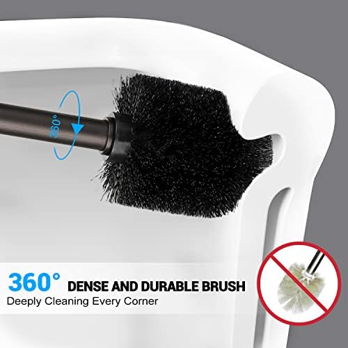 Uptronic Toilet Plunger and Brush Set with Holder 1