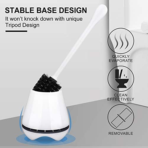 UPTRONIC 3 Pack Toilet Brush and Plunger Set
