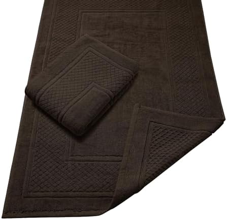 Avalon Towels Brown Bath Mat Set of 2 1