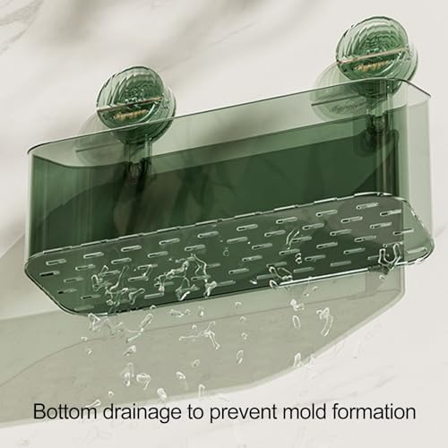 SONGBIRDTH Removable Shower Caddy with Suction Cup and Drainage Holes