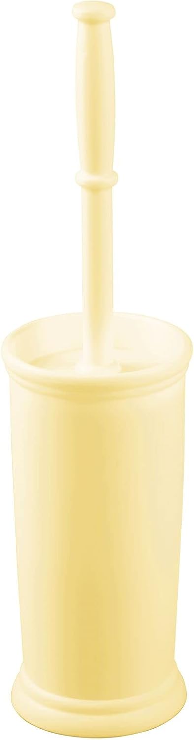 mDesign Toilet Bowl Brush with Modern Holder