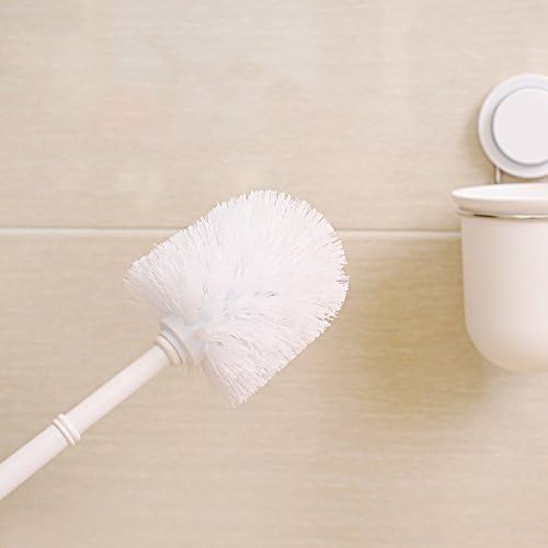 BEEGAGA Wall-Mounted Suction Cup Toilet Brush Holder Set 1