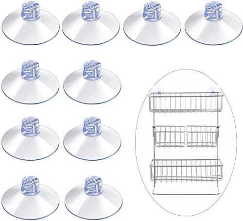 10PCS Suction Cups for Shower Caddy Replacement