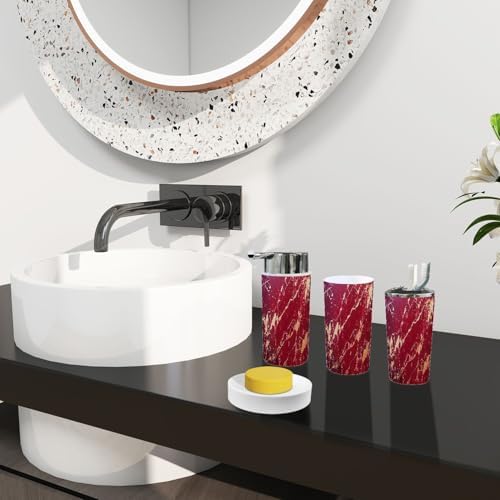 Boho Modern 6-Piece Bathroom Accessory Set