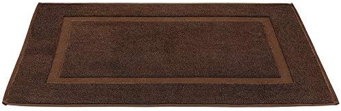 American Bath Towels 20x34 Inch Bath Mats Set of 2 Brown