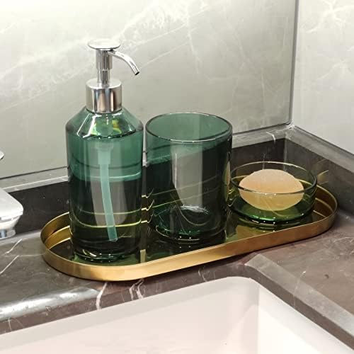 FREELOVE Gold Mirror Tray for Bathroom Vanity