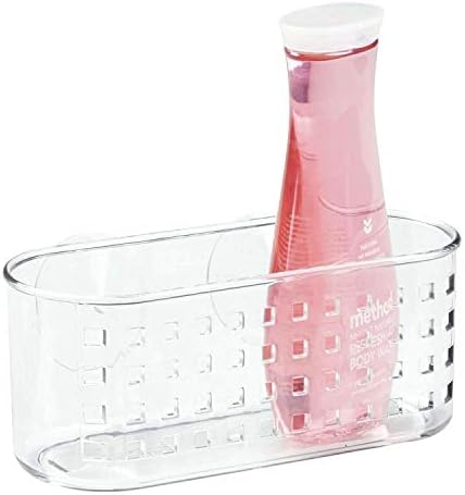 InterDesign iDesign Clear Shower Caddy with Suction Cups 1