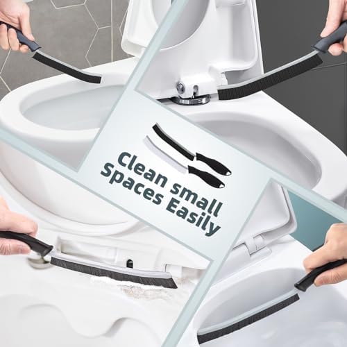 TQRR Toilet Brush 2 Pcs Gap Crevice Cleaning Tool