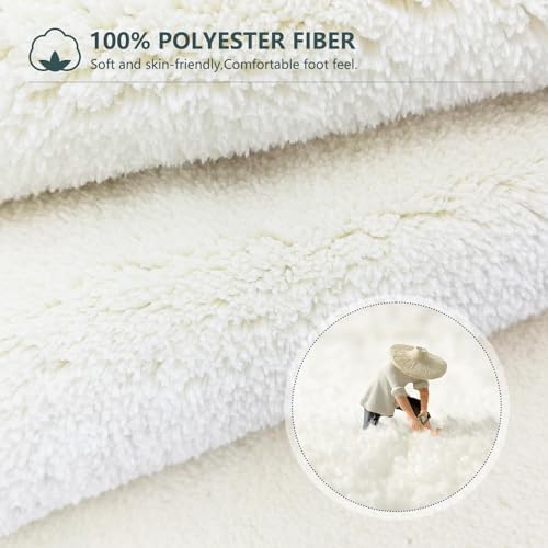 20X30 Boho Bath Rug Non-Slip Plush Mat