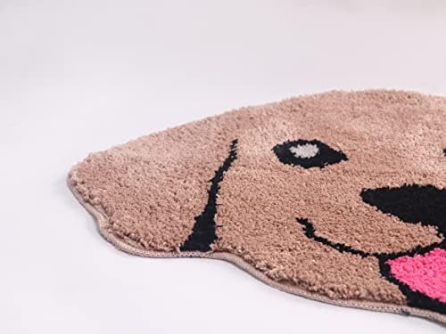 Cute Bath Mat with Golden Retriever Design