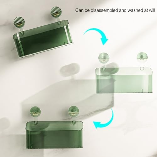 SONGBIRDTH Removable Shower Caddy with Suction Cup and Drainage Holes