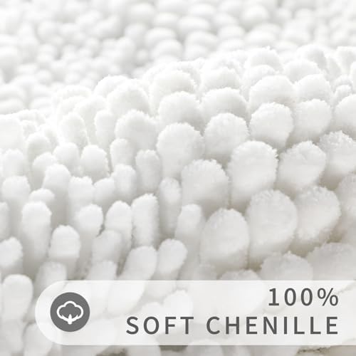 Yimobra Ultra Plush Chenille Bath Mat 24 x 17