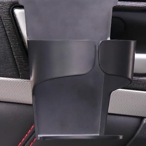 Tomotato Black Car Cup Holder for Water Bottles and Soda Cans