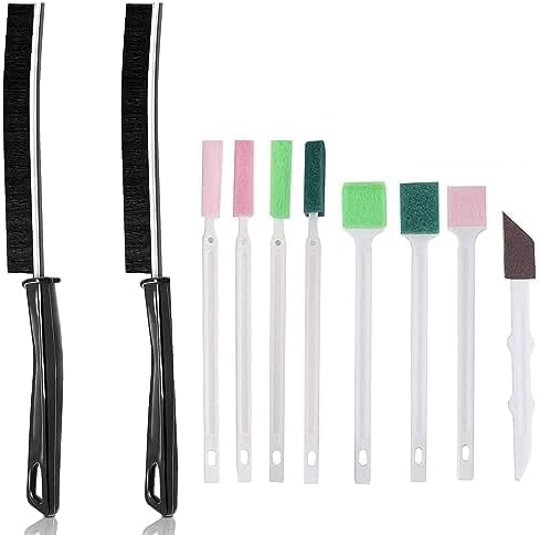 JWCE Crevice Cleaning Brush Kit for Hard-to-Reach Areas