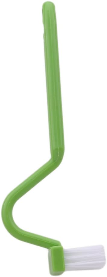 Meolin Toilet Brush with Long Handle Green Plastic