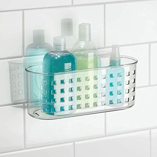 InterDesign iDesign Clear Shower Caddy with Suction Cups 1