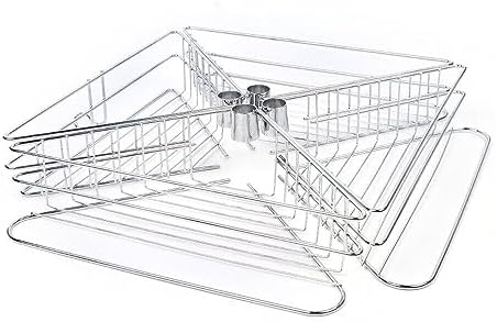 YINZINR Corner Shower Caddy with 4 Layers and Towel Bar