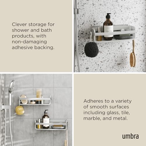Umbra Flex Adhesive Grey Shower Caddy