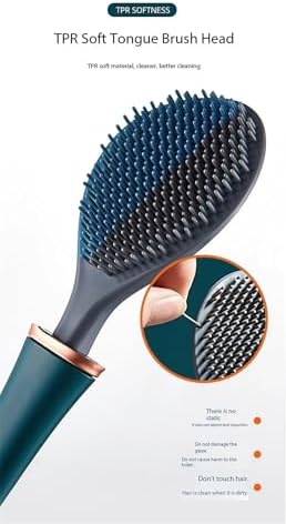 Modern Flexible Silicone Toilet Brush Set with Holder