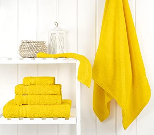 Cotton Paradise 6 Piece Yellow Towel Set 1