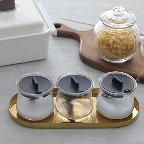 FREELOVE Gold Mirror Tray for Bathroom Vanity