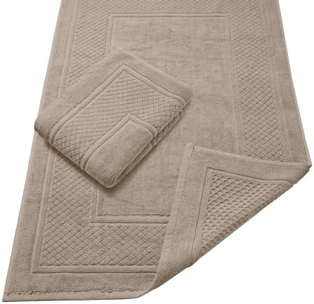 Avalon Towels Beige Bath Mat Set of 2 1