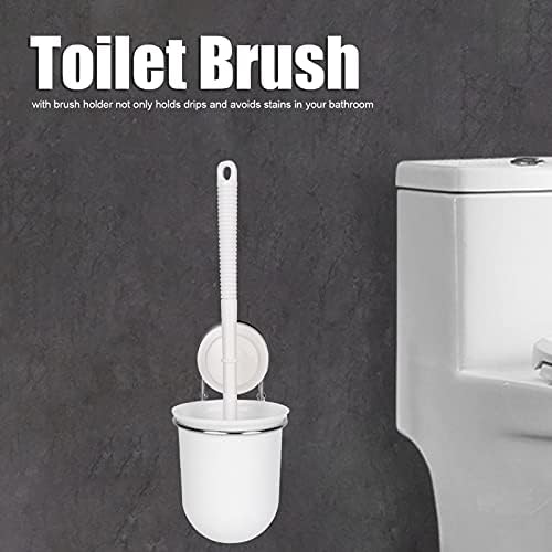 Keenso Toilet Brush with Wall Mount Holder and Suction Cup