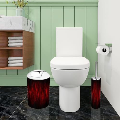 Boho Marbled Bathroom Accessories Set 6 Piece