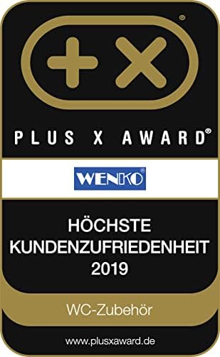 WENKO Classic Plus Black Toilet Brush Holder