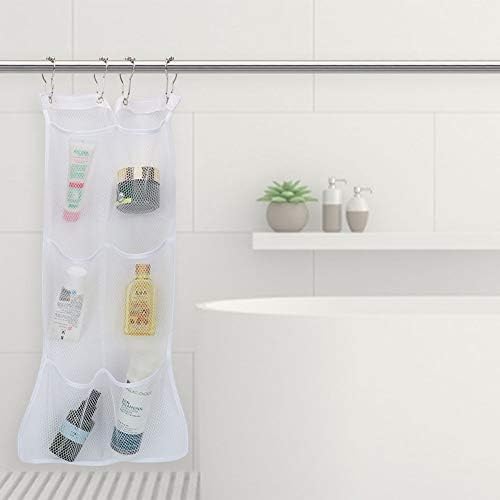 Keenso Mesh Shower Organizer with 6 Pockets 60x33cm 1
