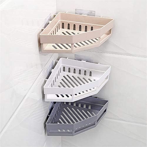 No Drill Shower Caddy with Suction Cups - White