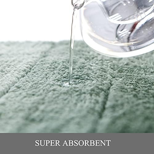 Kmson Ombre Bath Mat Green 20x32