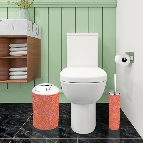 TRANQDEHOM 6-Piece Boho Bathroom Accessory Set 1
