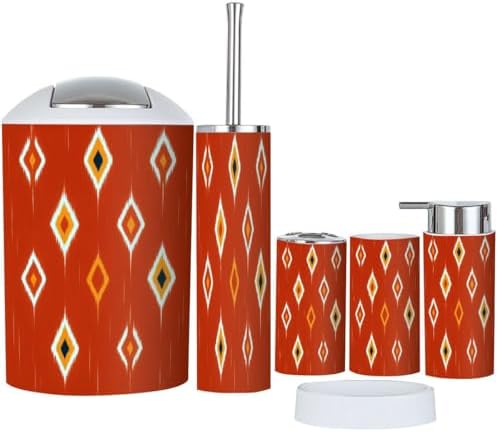 TRANQDEHOM 6 Piece Bathroom Accessory Set 1
