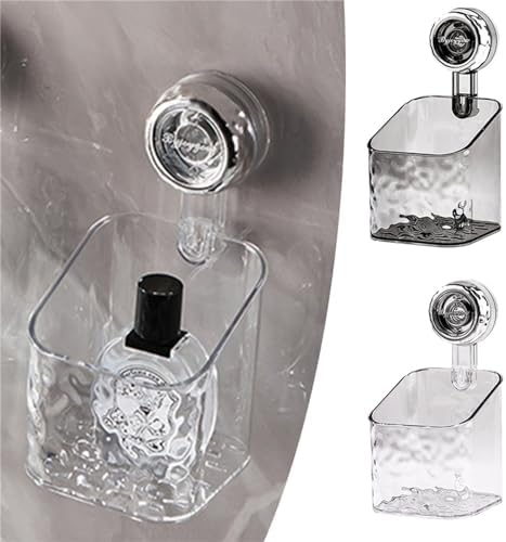 BILIKEYU Luxury Glacier Shower Caddy with Suction Cups 1