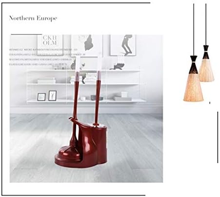Biaoyu 2-in-1 Toilet Plunger with Brush and Holder