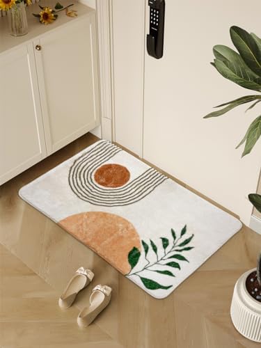 20X30 Boho Bath Rug Non-Slip Plush Mat