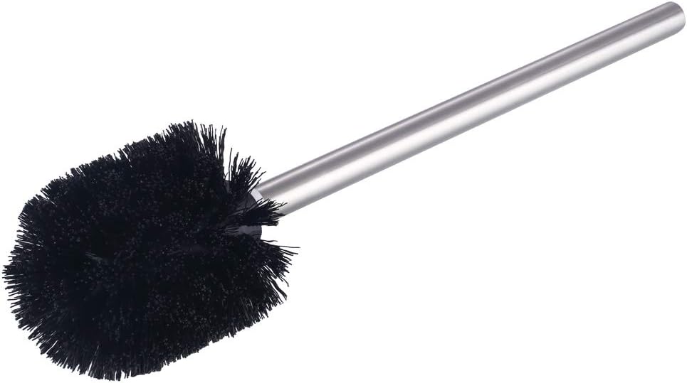 Angle Simple Toilet Brush Set 3PCS with Stainless Steel Handle