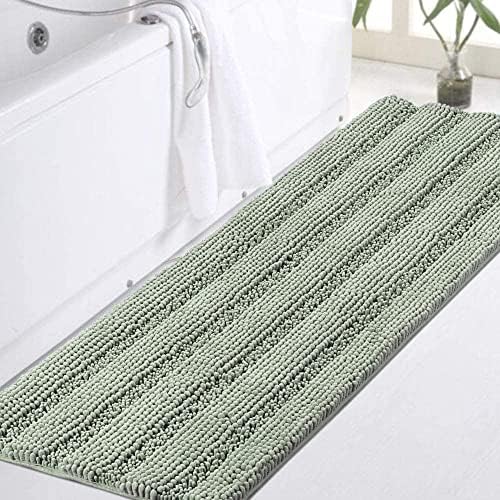Turquoize Sage Green Bathroom Rug Runner