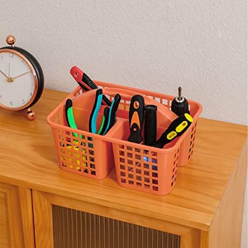 JiatuA Portable Shower Caddy with 3 Compartments and Handle