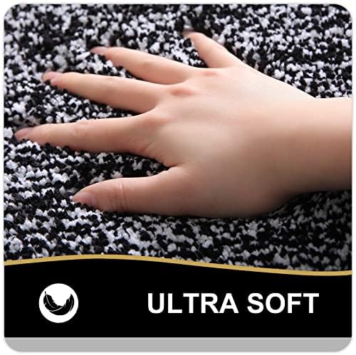 OLANLY Bath Rugs 24x16 Non-Slip Microfiber Mat