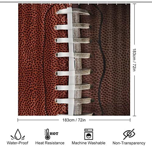 Sports American Football Boys 4 Piece Bathroom Set