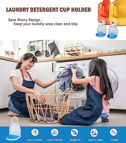 Laundry Detergent Drip Catcher White Pack of 2