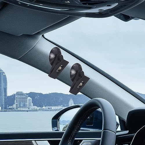 Car Suction Cup Clip Round Ticket Holder Reusable Fixing Tool