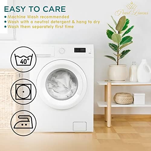 Pearl Linens 6 Pack Cotton Bath Mats 20x30in