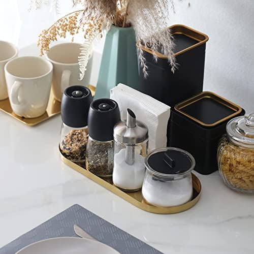 FREELOVE Gold Mirror Tray for Bathroom Vanity