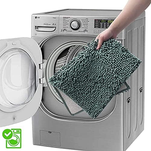 RUN HELIX Christmas Green Bathroom Rugs 3 Piece Set