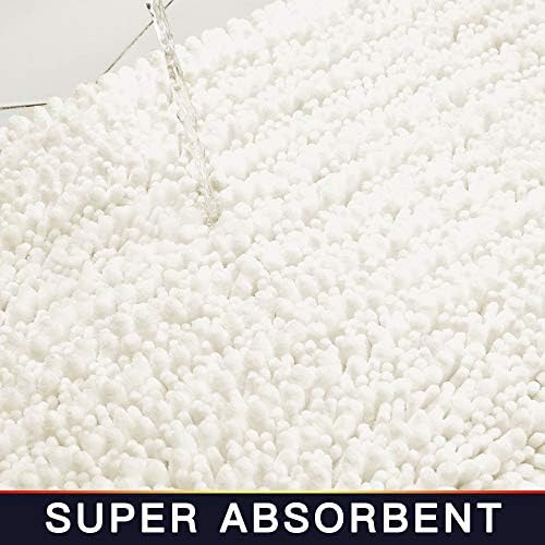 Walensee 2 Piece Bath Rug Set Non Slip Chenille